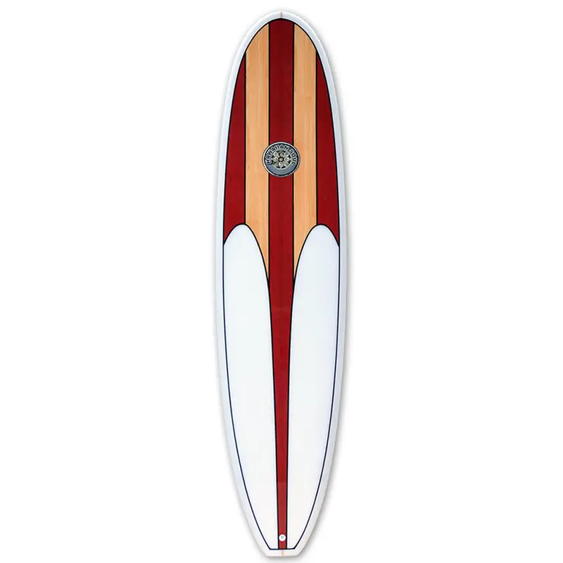Hawaiian Soul Veneer 8-Foot Mini Malibu Surfboard