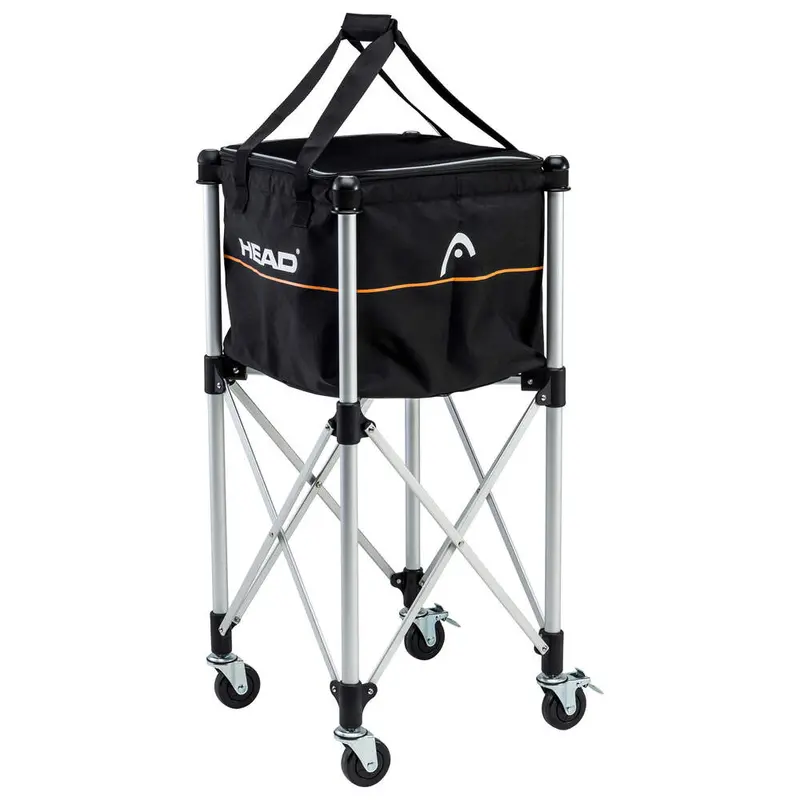 HEAD Ball Trolley – Portable Tennis Ball Carrier with Wheels