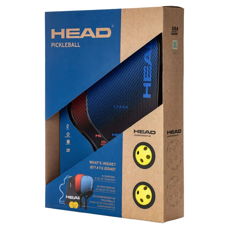 HEAD Spark Pickleball Pack – Complete Starter Set with Accessories