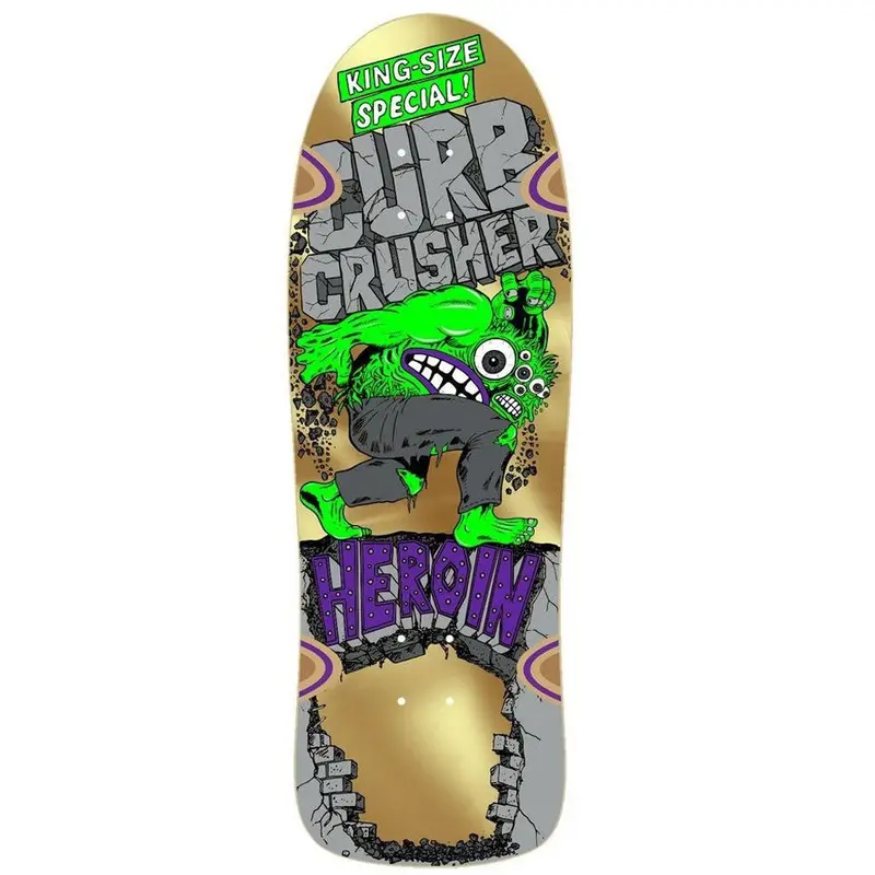 Heroin Curb Crusher 10.25″ Skateboard Deck