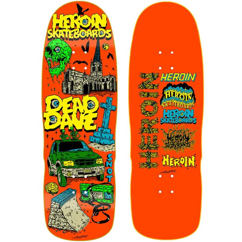 Heroin Dead Dave Life 10″ Skate Deck