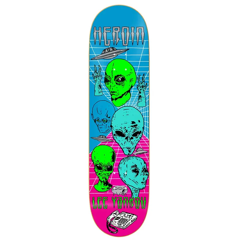 Heroin Lee Yankou Video City 8.25″ Skate Deck