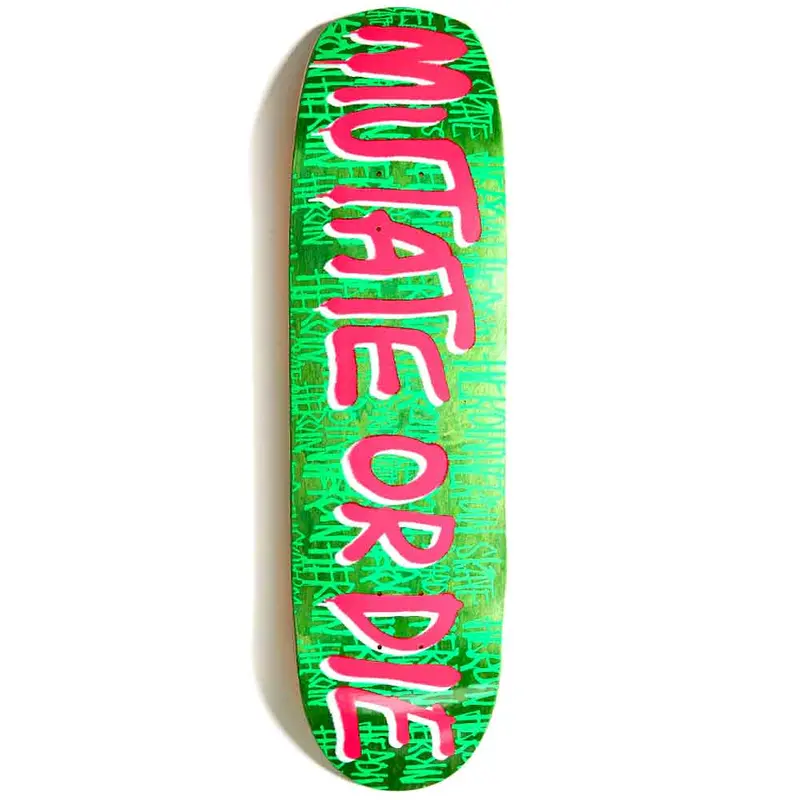 Heroin Mutate or Die Skateboard Deck – 8.7″