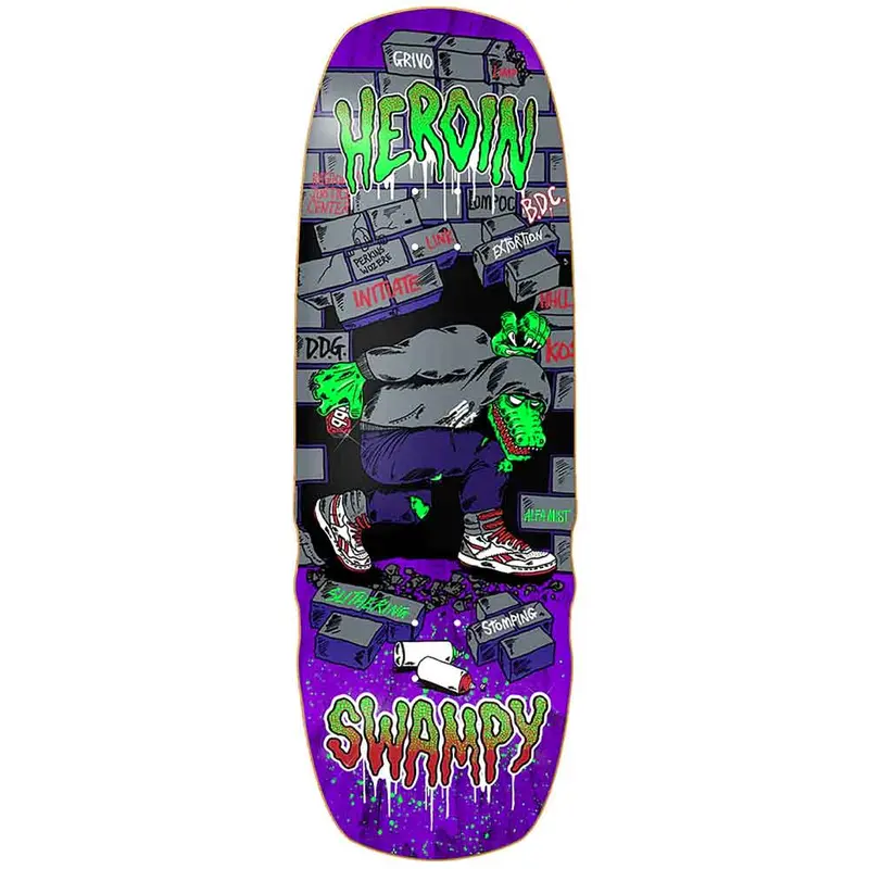 Heroin Swampy Stomp 10.5″ Skateboard Deck