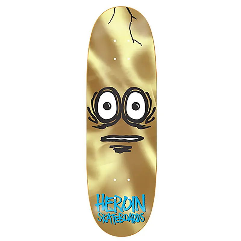 Heroin Very Big Golden Egg Skateboard Deck – 8.25″
