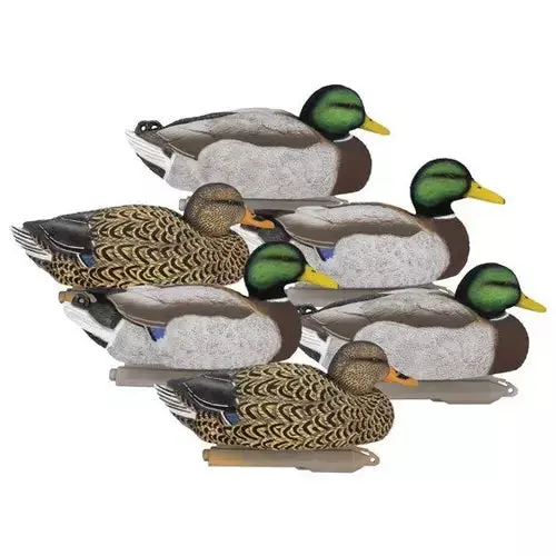Higdon 17004 Flocked Duck Decoy Heads