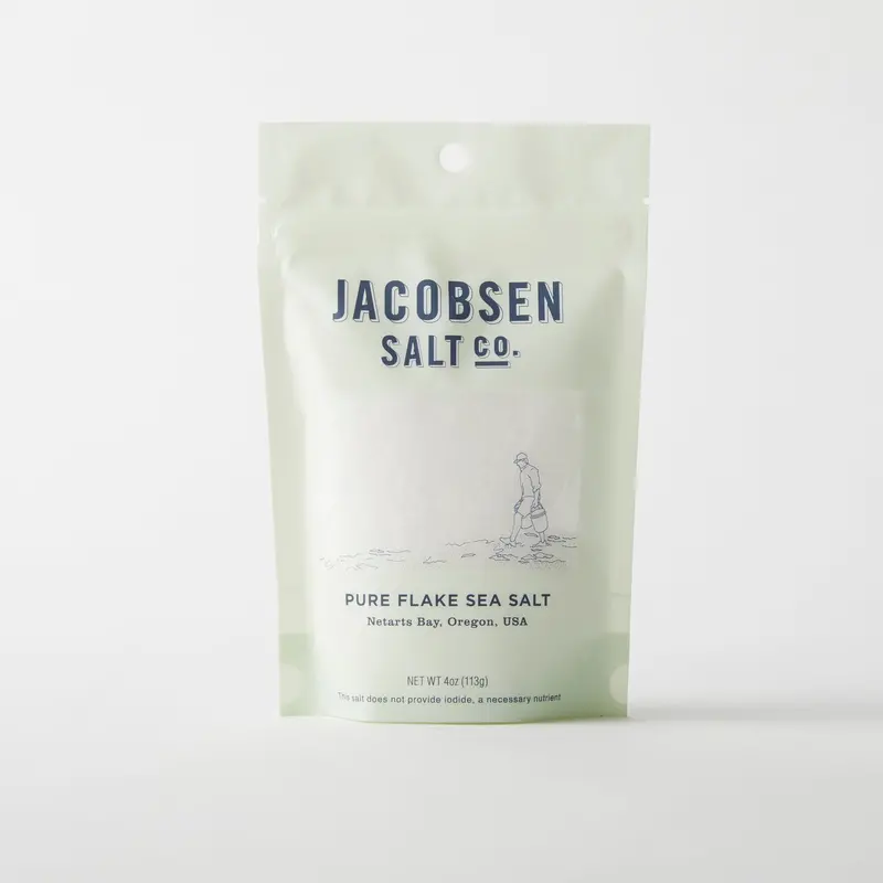 Jacobsen Salt Co. Pure Flake Sea Salt – Resealable Bag