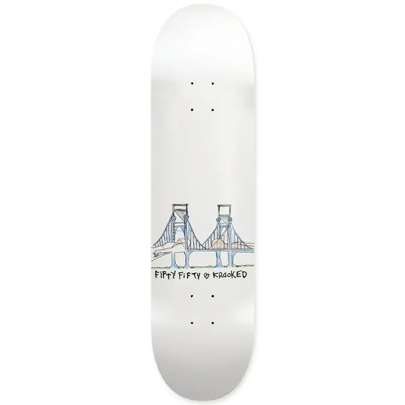 Krooked Fifty/Fifty 8.25″ Skateboard Deck – Premium Maple Construction