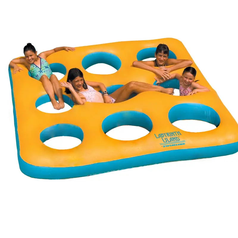Labyrinth Island Themed Inflatable Pool Float
