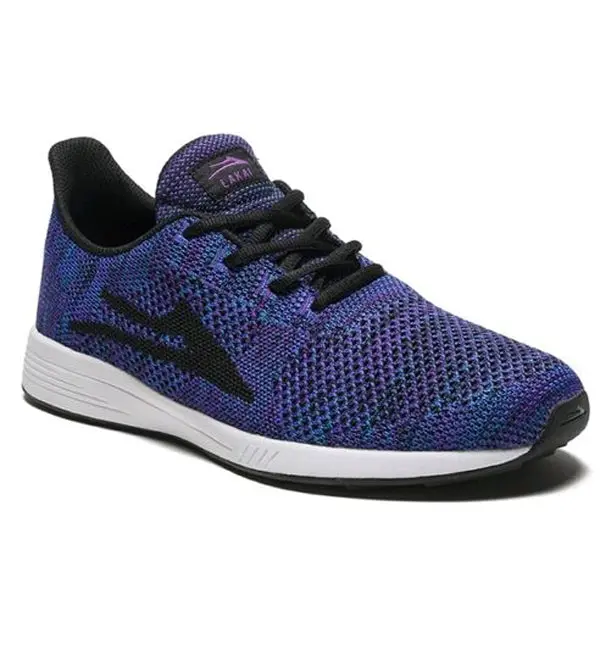Lakai Evo Knit Sneakers – Blue and Purple Colorway