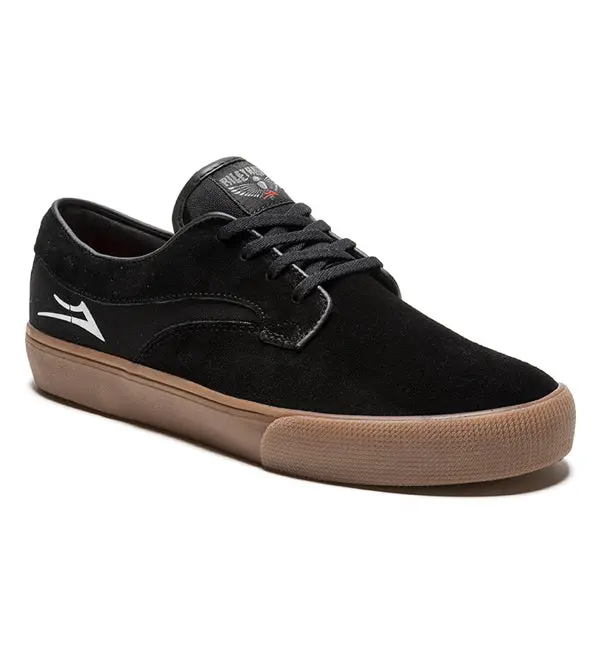 Lakai Riley Hawk Skate Shoes in Black and Gum