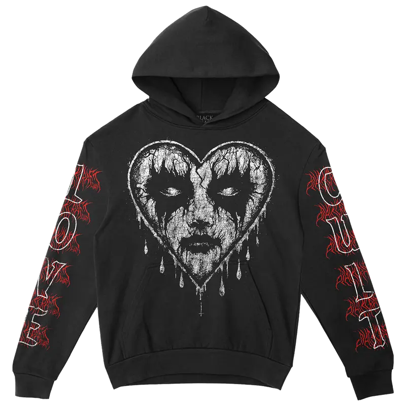 Lovecvlt Embroidered Pullover Hoodie