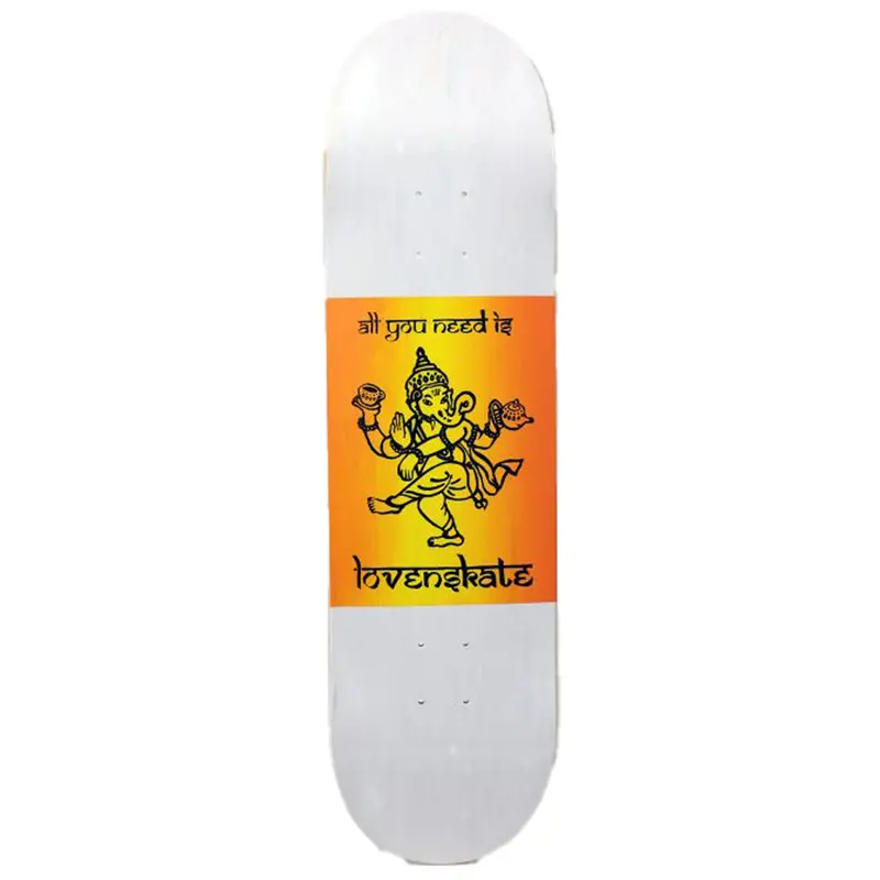 Lovenskate 8.3″ Skateboard Deck – ‘All You Need Is…’ Graphic