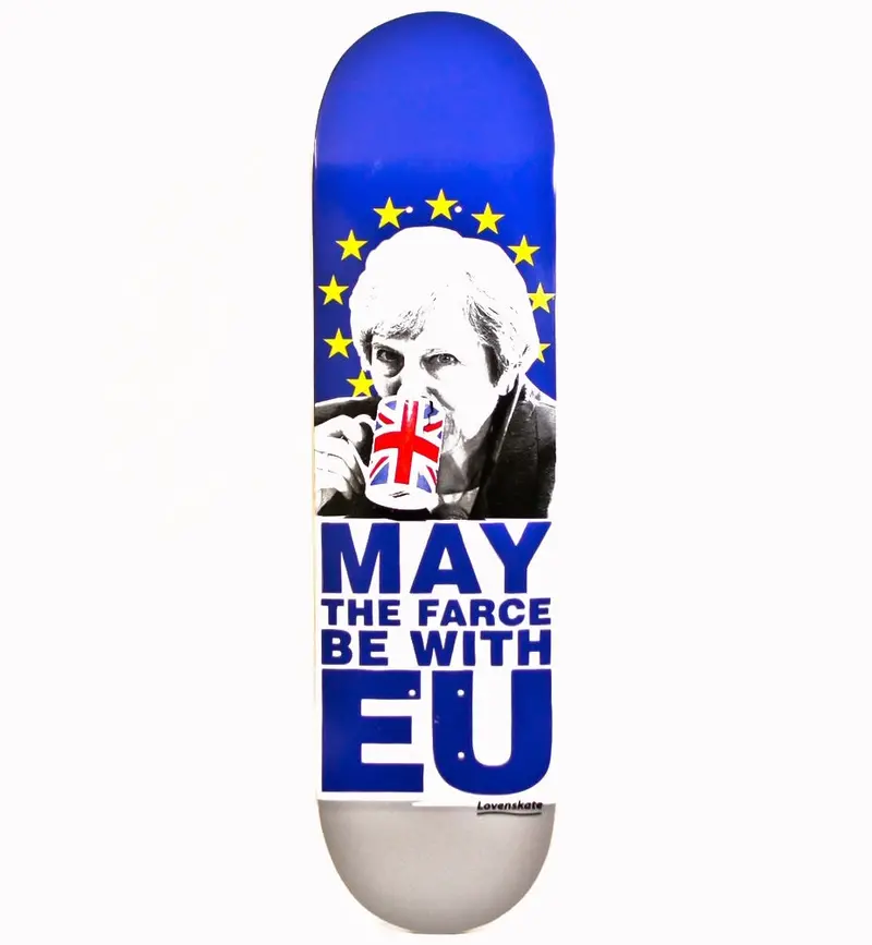 Lovenskate May the Farce Be with EU 8.5″ Skateboard Deck