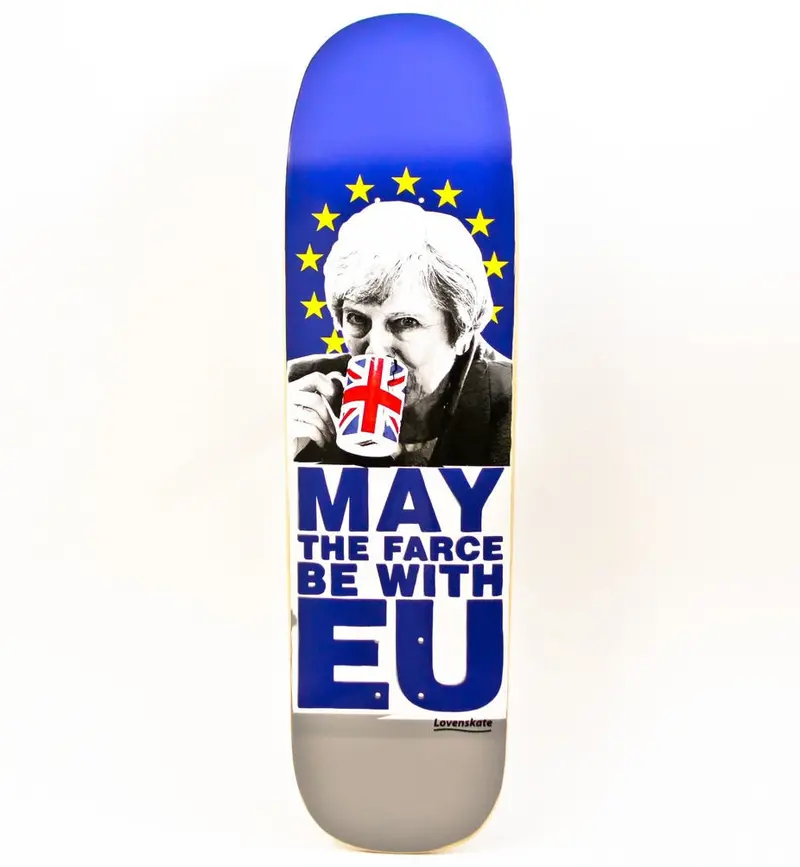 Lovenskate May the Farce Be with EU 8.7″ Skateboard Deck