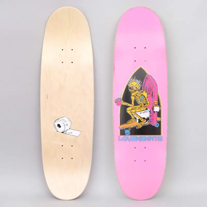 LovenSkate The Elvis Football-Shape Skateboard Deck