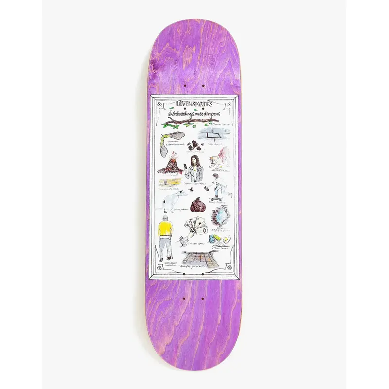 LovenSkate The Most Dangerous Board – Limited-Edition Graphic Deck