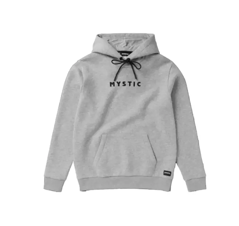 Mystic Brand Light Grey Hoody – Soft Melee-Knit Pullover