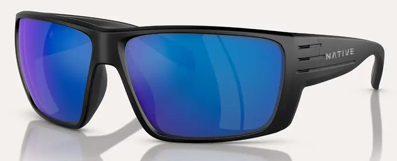 Native Eyewear Griz Sunglasses – Matte Frame Polarized Shades with Anti-Fog Venting