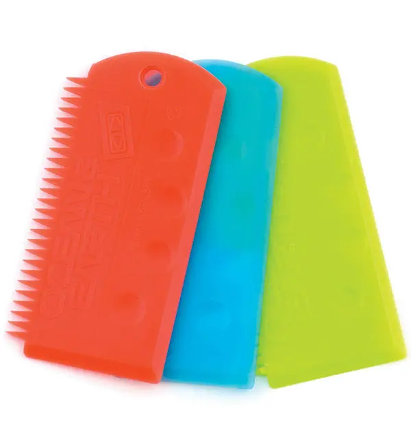 Ocean and Earth Flexible Surf Wax Comb Tool