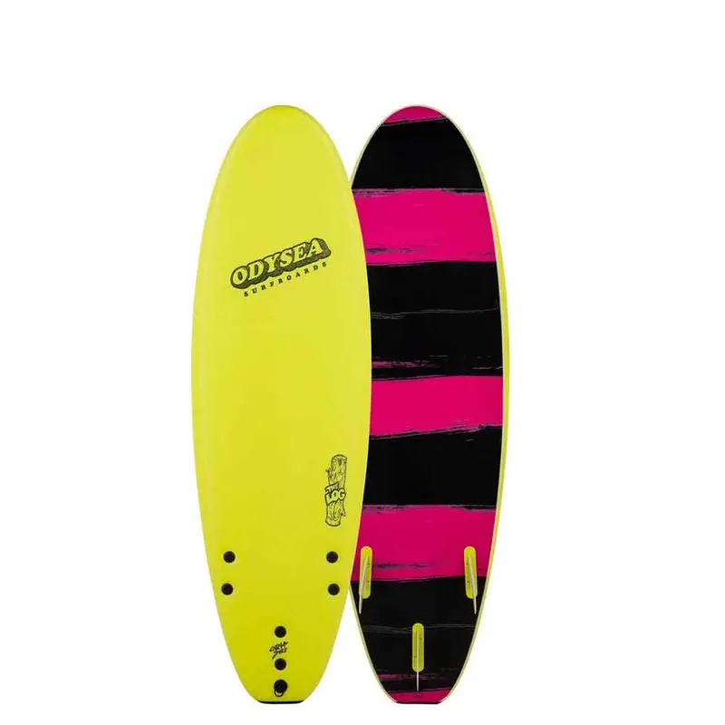ODYSEA 6′ Soft Log Surfboard – Lemon Yellow