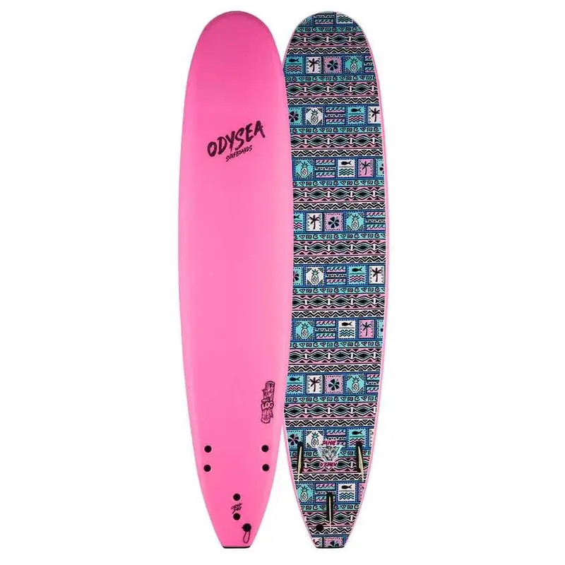 ODYSEA Log Pro Jamie O’Brien 9’0 Soft Foam Surfboard – Blush Pink