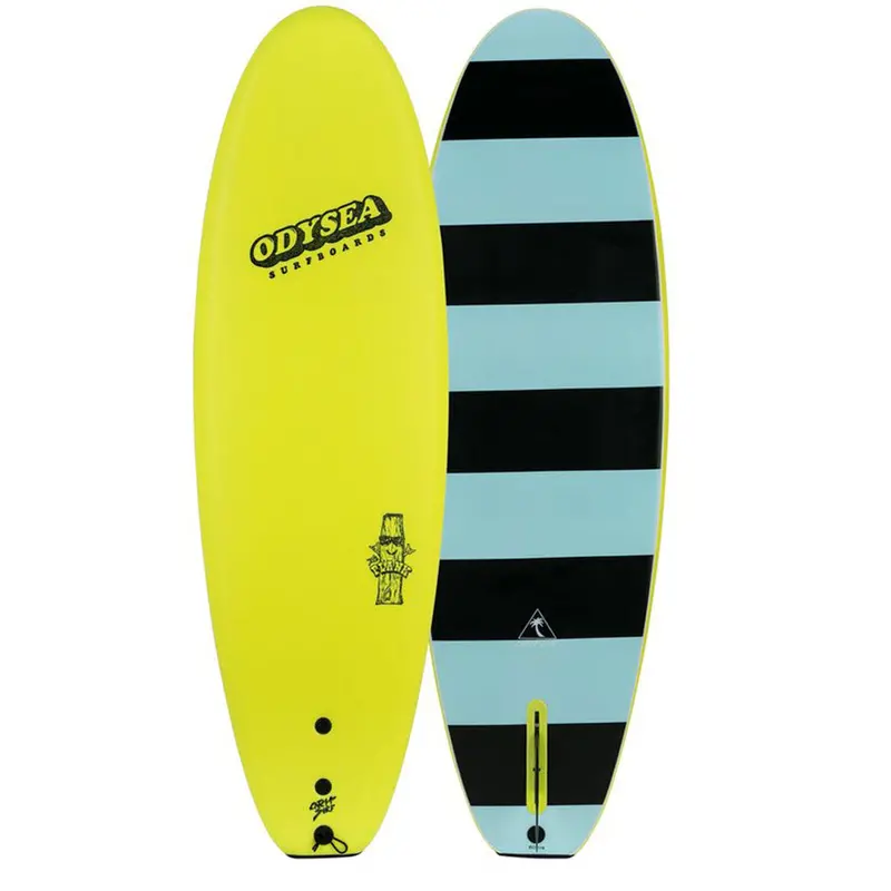 ODYSEA Plank 6’0″ Soft Single-Fin Surfboard – Lemon Yellow