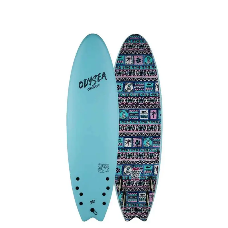 ODYSEA Skipper Pro Jamie O’Brien 6’6 Quad Soft Surfboard – Sky Blue