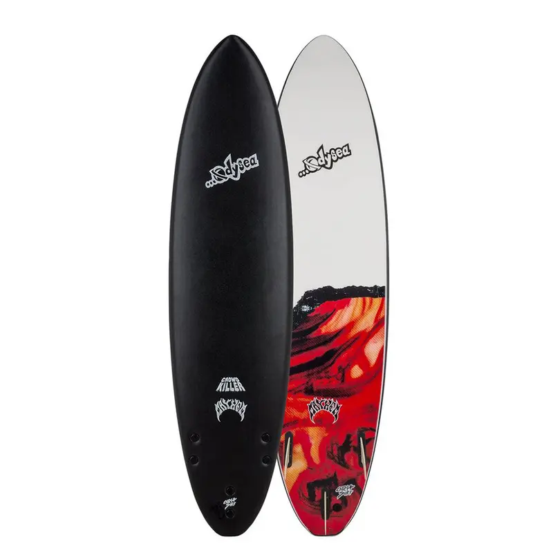 ODYSEA x Lost Crowd Killer 7’2″ Soft Top Surfboard – Matte Black