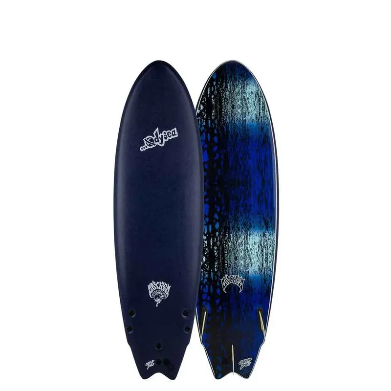 ODYSEA x Lost Round Nose Fish 6’5 Soft Surfboard – Midnight Black