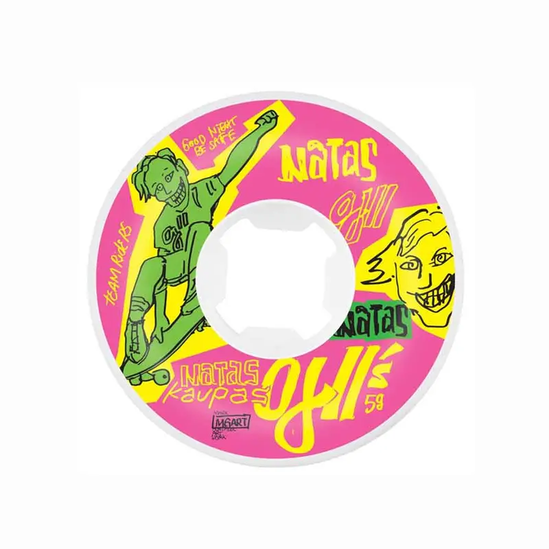 OJII Natas Kaupas Neon Team Rider 95A Skate Wheels