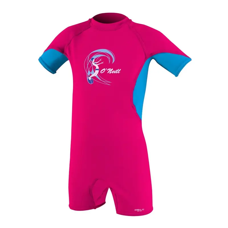 O’Neill Infant O’Zone UV Sun Suit in Watermelon, Sky & White