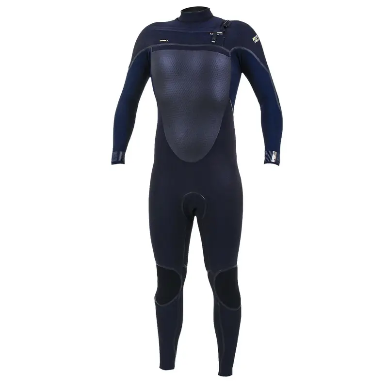 O’Neill Psycho Tech 5/4mm Chest-Zip Full Wetsuit – Black/Abyss Thermal Fit