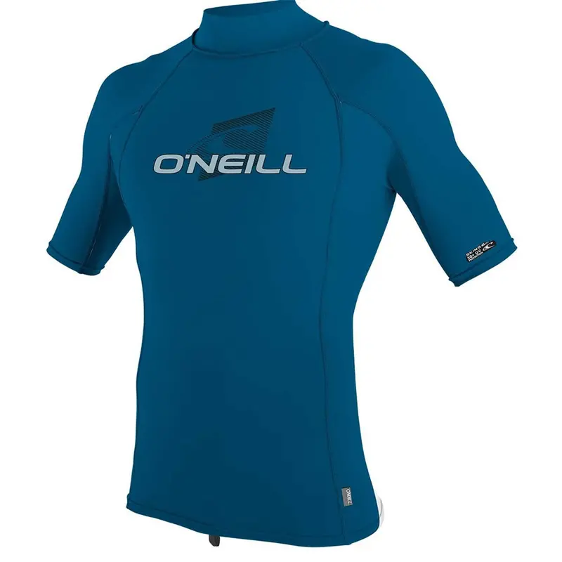 O’Neill Skins Turtleneck Rash Vest – Ultra Blue Compression Fit