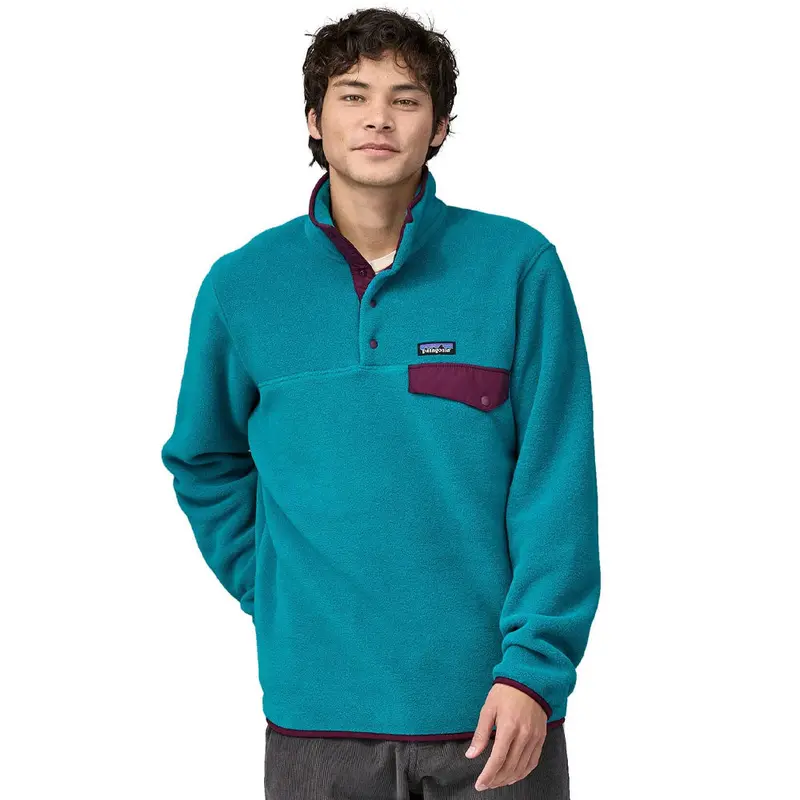 Patagonia Lightweight Synch Snap-T Pullover – Belay Blue