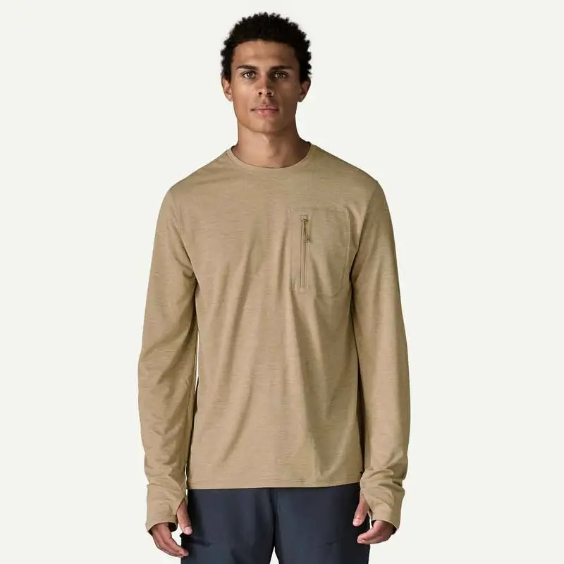 Patagonia Long-Sleeve Cap Cool Sun Shirt – Light Seabird Print