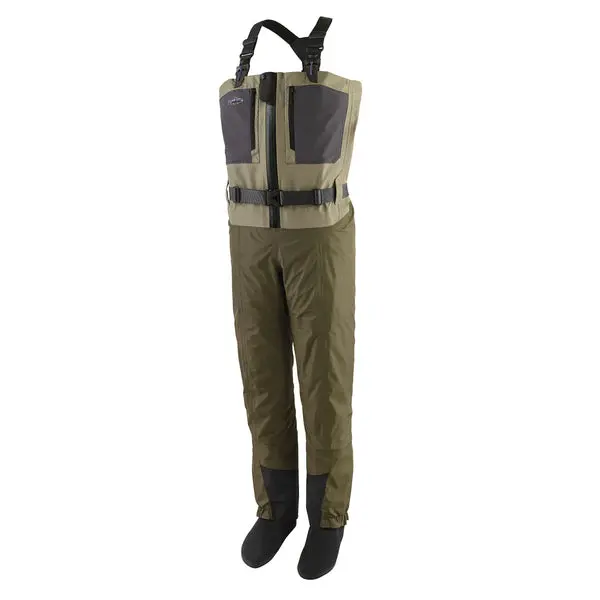Patagonia Men’s Swiftcurrent Traverse Front-Zip Waders – Breathable & Reinforced