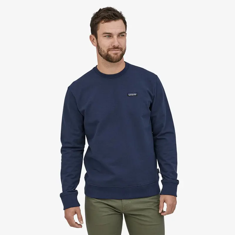Patagonia P-6 Label Uprisal Crewneck Sweatshirt – Classic Navy