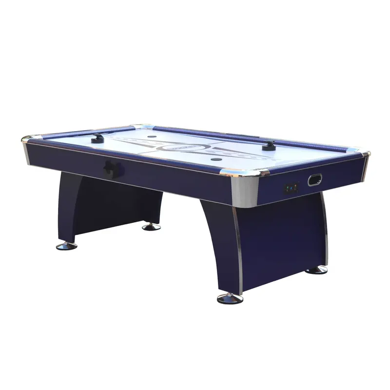 Phantom II 90-Inch Premium Air Hockey Table Featuring LED Scoring and Ambient Lighting