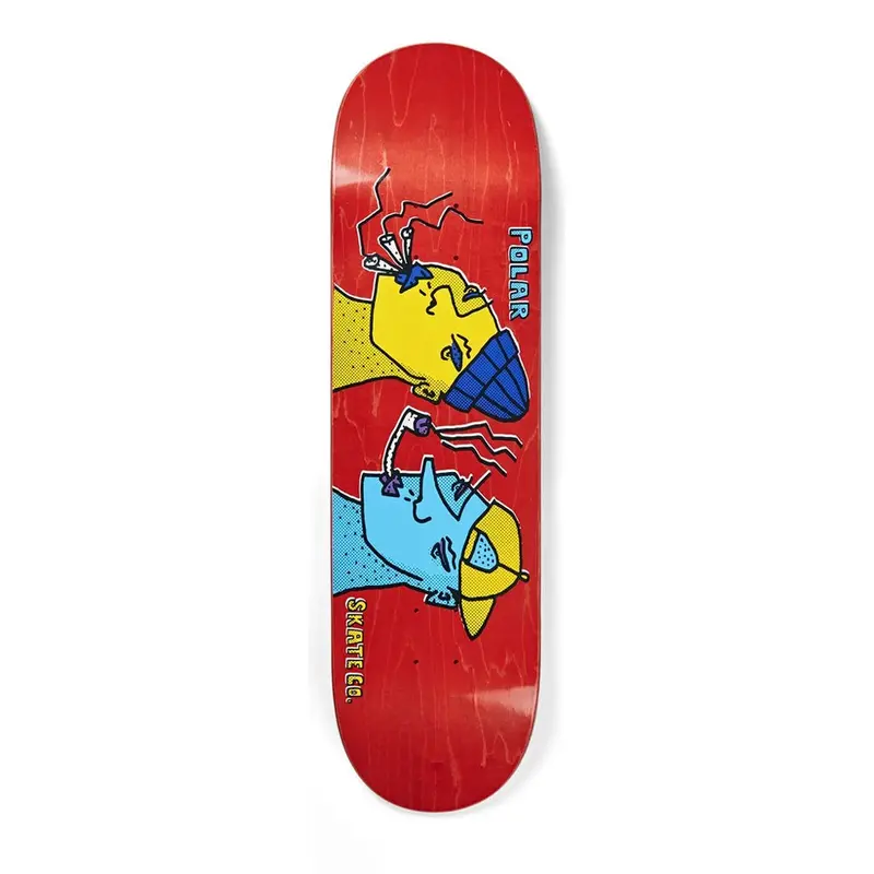Polar Team Smoking Heads 8.0″ Graphic Skateboard Deck