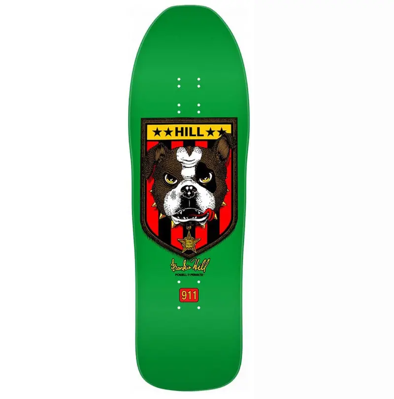 Powell Peralta Frankie Hill Bulldog Skateboard Deck – Forest Green