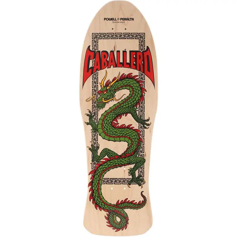 Powell Peralta Steve Caballero Chin Dragon Spoon Skateboard Deck