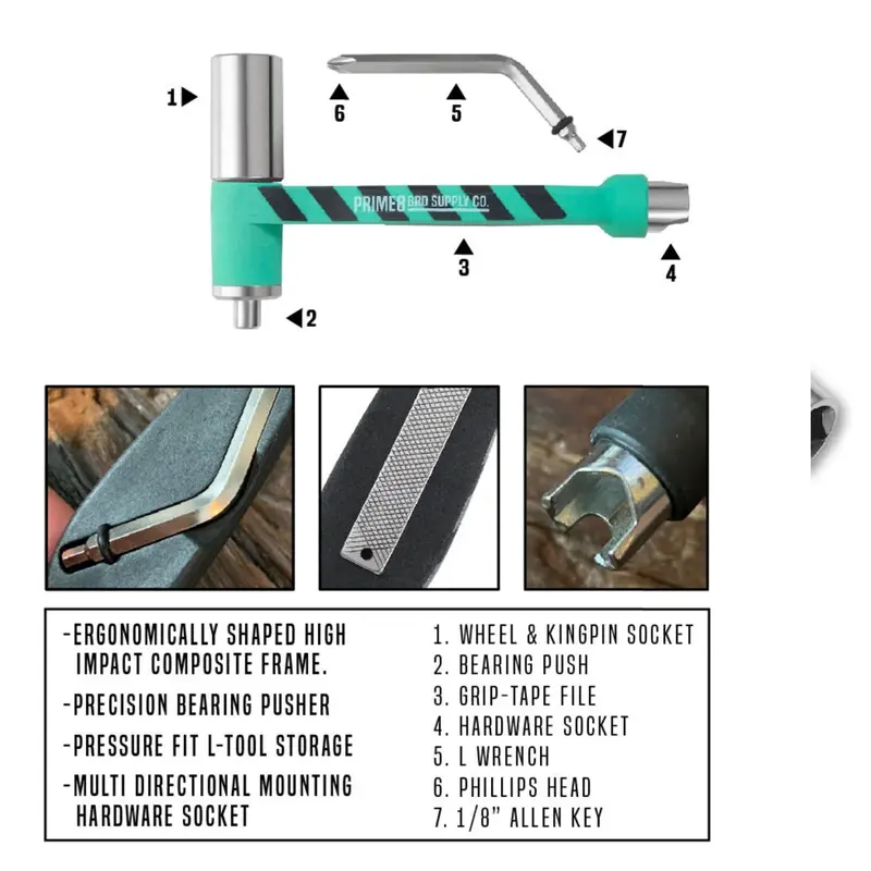 Prime8 All-in-One Skate Tool