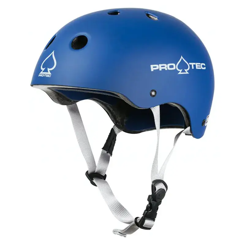 Pro Tec Classic Skate & Bike Helmet – Matte Blue Safety Headgear