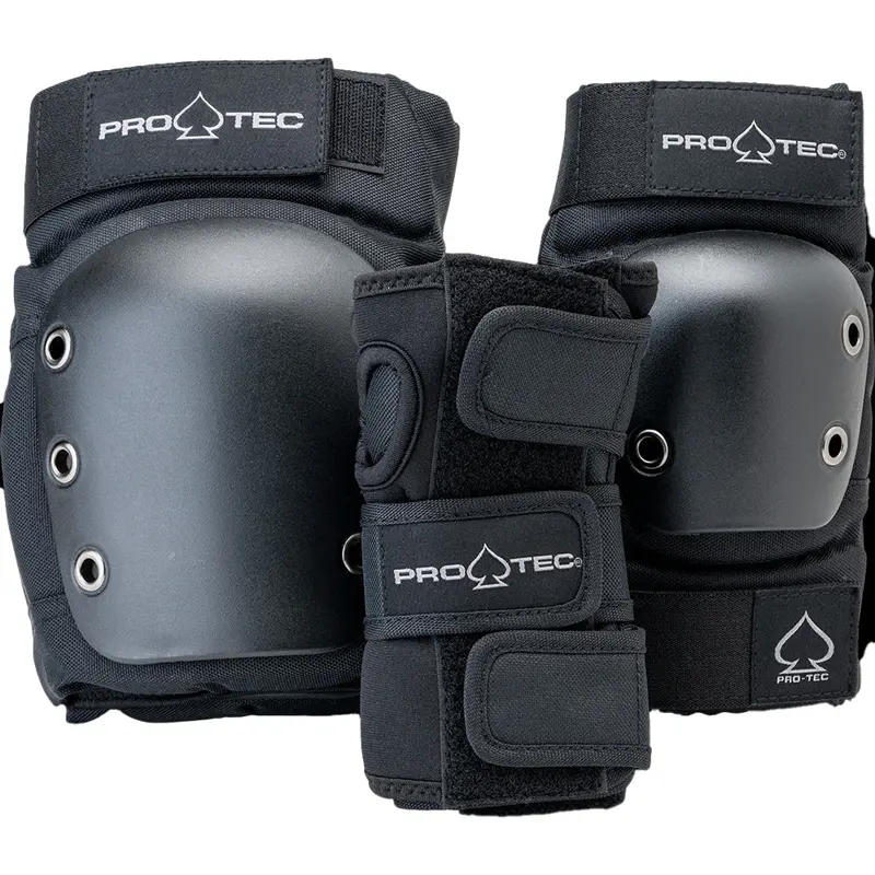 Protec Kids Street Gear 3-Piece Open-Back Protective Pad Set