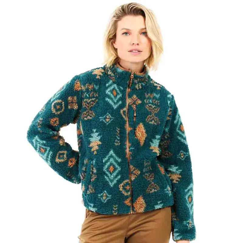 Protest Women’s Adele Full-Zip Outdoor Top – Rainstorm Blue