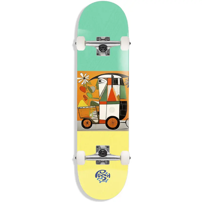 Push India 8.25-Inch Complete Skateboard
