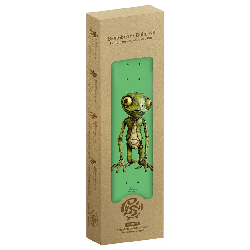 Push Lizard Guy 7.5-Inch Skateboard In-Complete