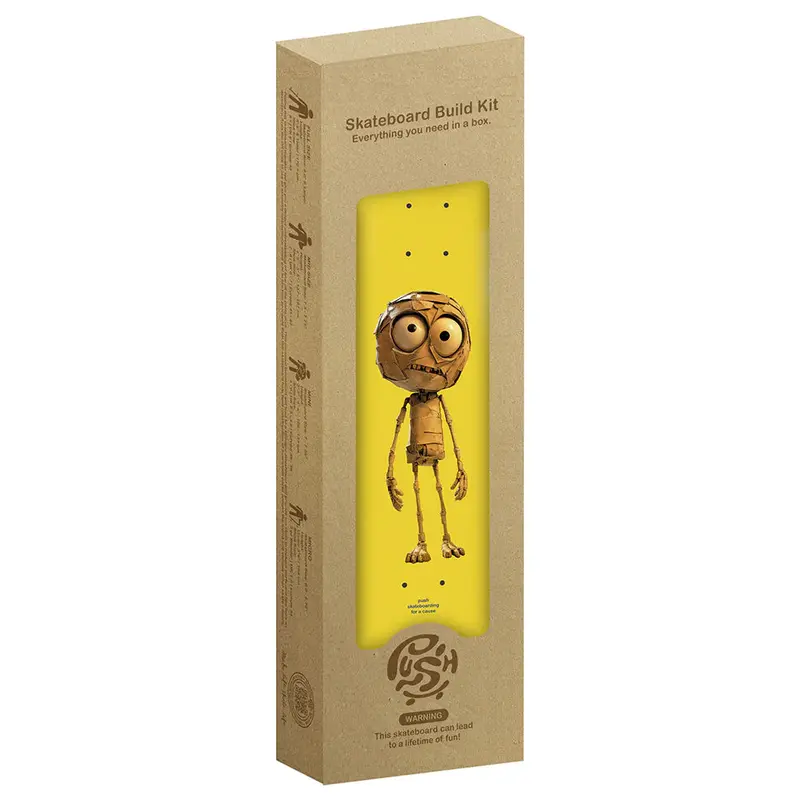 Push Plywood Guy 7.25-Inch Skateboard In-Complete