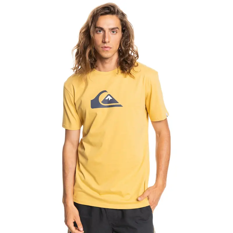 Quiksilver Comp Logo Classic Fit Cotton T-Shirt